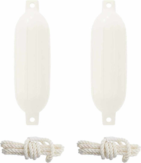Boat Balloons 2 Pieces Ø 16 X 58 cm White Pvc 42028746