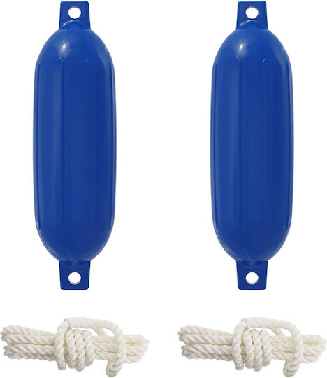 Boat Balloons 2 Pieces Ø 14 X 50 cm Blue PVC 42028739