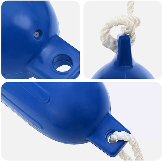 Boat Balloons 2 Pieces Ø 11 X 40 cm Blue Pvc 42028738