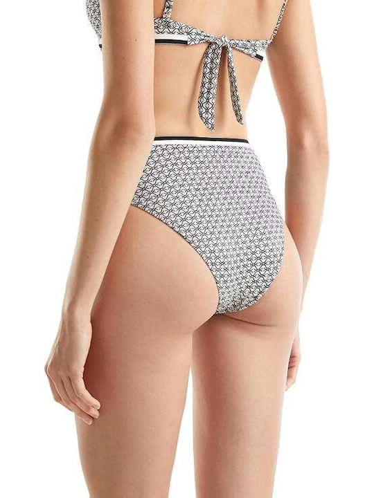 Set Bikini Schwarz-Weiß