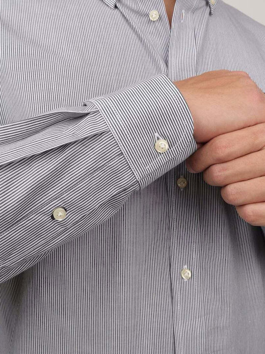 Long-Sleeve Cotton Shirt B-brass