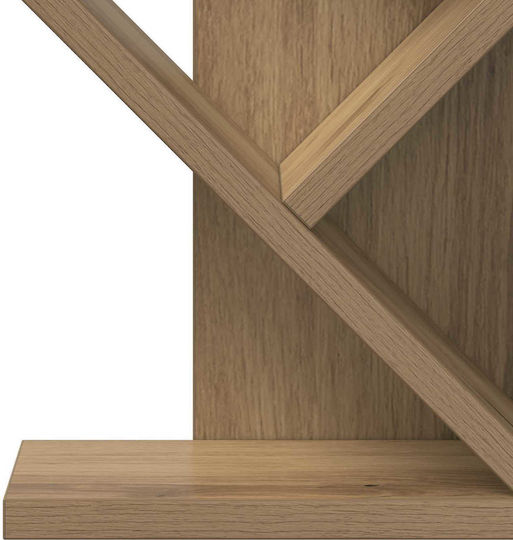 Bücherregal Bearbeitetes Holz 30x18x48cm