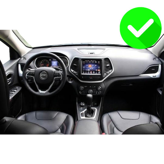 Carmedia Car Audio System for Jeep Cherokee 2014 (Bluetooth/USB/WiFi/GPS/Apple-Carplay/Android-Auto) with Touch Screen 12.3"