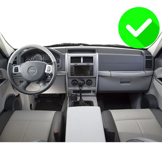 Carmedia Ηχοσύστημα Αυτοκινήτου για Jeep Cherokee 2008-2014 (Bluetooth/USB/WiFi/GPS/Apple-Carplay/Android-Auto) με Οθόνη Αφής 12.3"