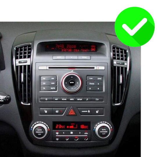 Carmedia Car Audio System for Kia Ceed 2009-2012 Bluetooth USB WiFi GPS Apple CarPlay Android Auto with 9" Touch Screen