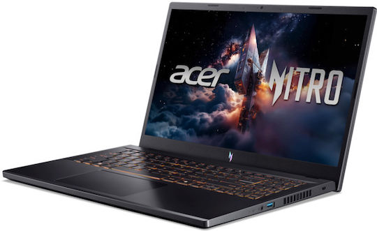 Acer Nitro V 15 15.6" IPS FHD 165Hz (i9-13900H/16GB/1TB SSD/GeForce RTX 5060/Без операционна система) (Международен английски клавиатура)