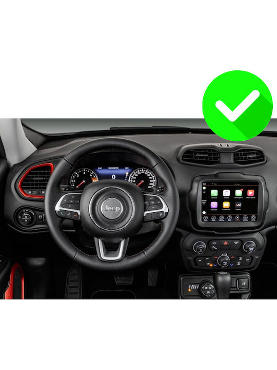 Carmedia Car Audio System for Jeep Renegade 2014+ (Bluetooth/USB/WiFi/GPS/Apple-Carplay/Android-Auto) with Touch Screen 9"