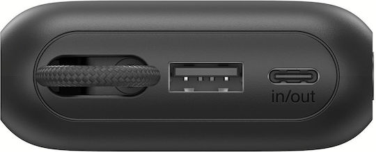 Belkin UltraCharge Power Bank 10000mAh mit USB-A Ausgangsanschlüsse und USB-C Ausgangsanschlüsse Schwarz