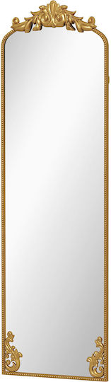 HomCom Καθρέπτης με Χρυσό Μεταλλικό Πλαίσιο 160x50cm