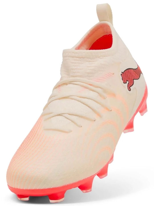 Future 9 Match FG/AG Kids Soccer Cleats & Shoes Molded Beige