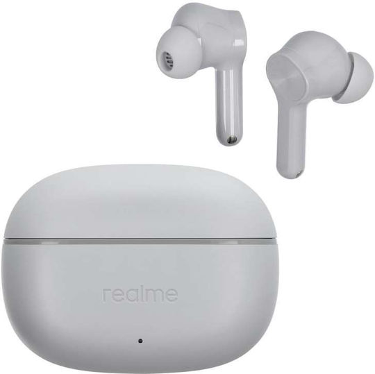 Realme T200 Lite In-ear Bluetooth Handsfree Earphones with Charging Case Silver