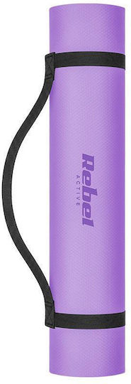 Rebel Active Rebel Active Trainingsmatte Yoga Lila 183x61cm