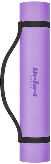 Rebel Active Rebel Active Trainingsmatte Yoga Lila (200x90cm)