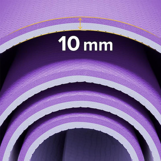Rebel Active Rebel Active Trainingsmatte Yoga Lila (200x90cm)