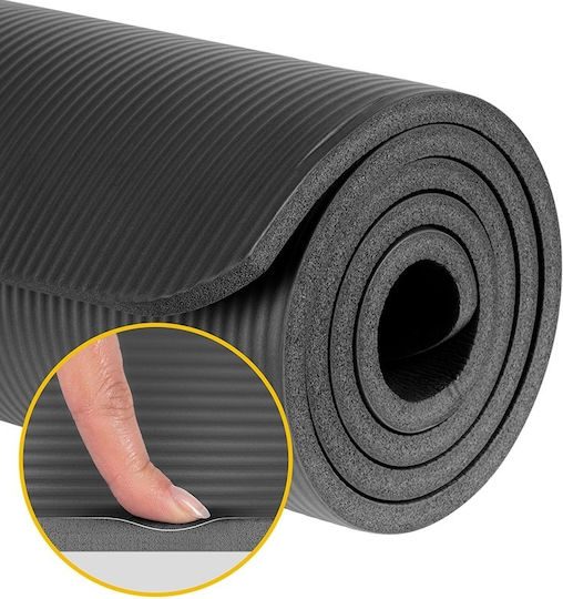 Rebel Active Rebel Active Trainingsmatten Yoga Schwarz 190x100cm