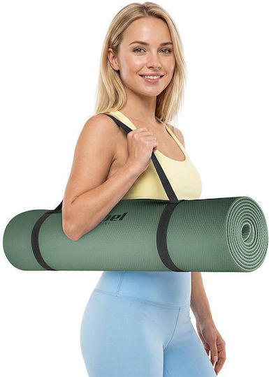 Rebel Active Στρώμα Γυμναστικής Yoga Πράσινο (183x61cm)