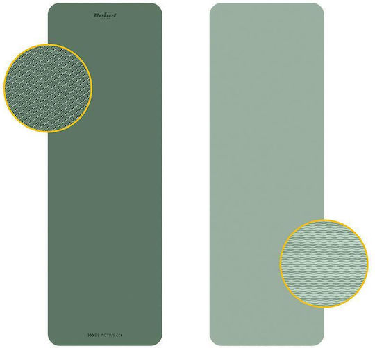Rebel Active Στρώμα Γυμναστικής Yoga Πράσινο (183x61cm)