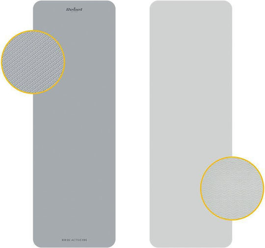 Rebel Active Yoga Exercise Mat Grey (183x61cm)
