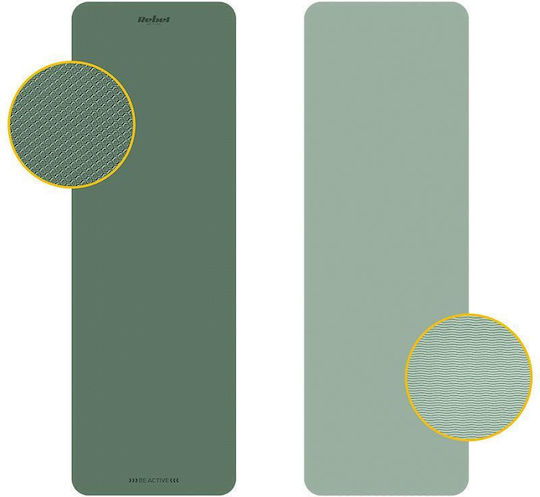 Rebel Active Στρώμα Γυμναστικής Yoga Πράσινο (183x61cm)