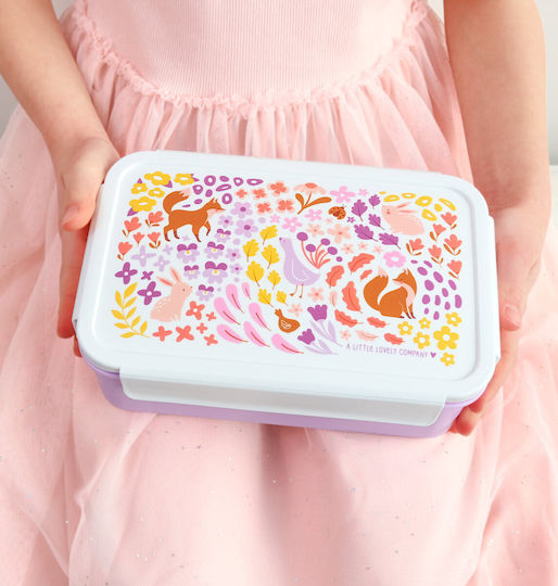 A Little Lovely Company 0.45L Pink 30 x 23.5 x 10cm Kids' Food Containers Set