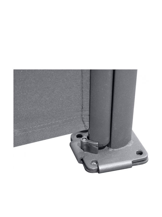 Hesperide Side Sunshade Roller For Terrace Grey 3x1.8m