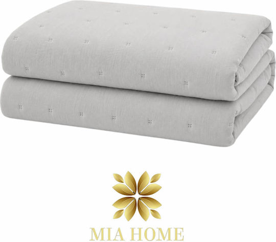 Mia Home Шалте Голям Двоен Сив 220x240см