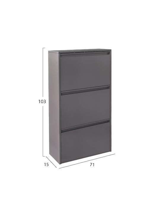 Metall Schuhorganisator Stark 71x15x137cm