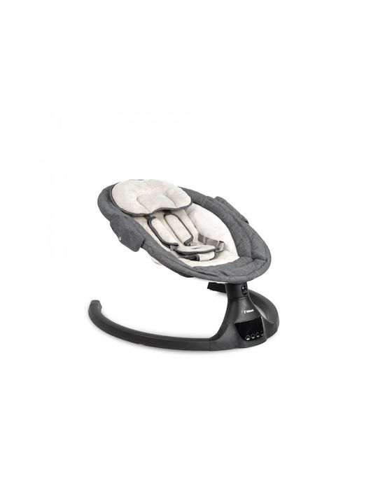 Kidnort Balansoar Electric Pentru Bebelusi Cu Muzica Negru Pentru Copil Pana La 9kg
