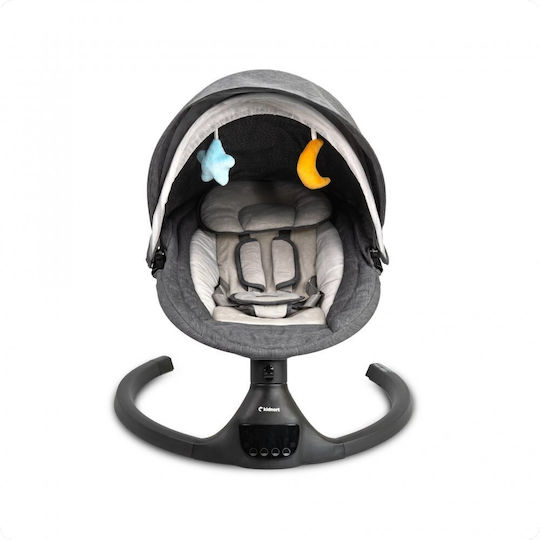 Kidnort Electric Baby Bouncer Swing with Music Black for Child up to 9kg