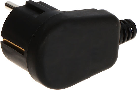 Elektro Plast Schuko Corner Black Power Plug
