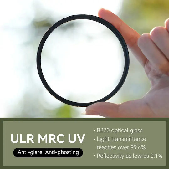 7artisans UV Filter 62mm Diameter with MRC Coating Scratch Resistant for Camera Lenses