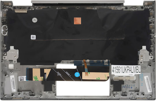 Laptop Keyboard Palmrest Lenovo Ideapad Yoga 730-13IKB 81CT 730-13IWL 81JR 5CB0Q95811 5CB0Q95892 5CB0Q95870 5CB0Q95815 UK Backlit Silver Code 41561UKPALMBL