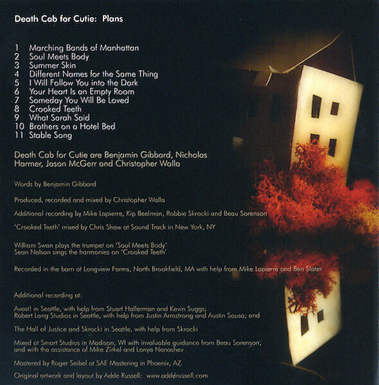 Death Cab Cutie Plans Cd