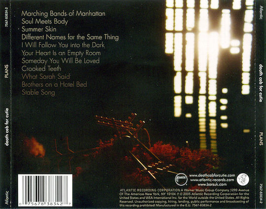 Death Cab Cutie Plans Cd