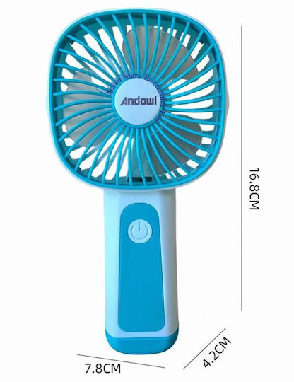 Andowl Handheld USB Orange Fan Q-HF23