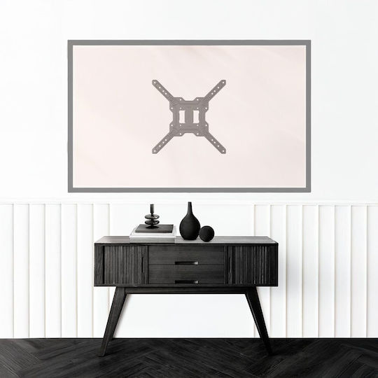 Sbox LCD-441-2 Wall Mounted TV Mount With Extension Arm Up To 65" And 30kg Silver