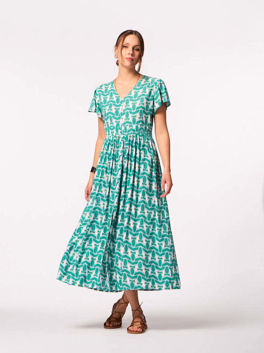 Καλοκαιρινό Midi Σεμιζιέ Φόρεμα Isadora Dress