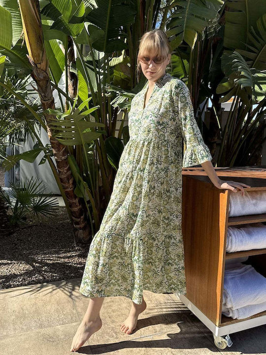 Summer Maxi Shirt Dress Octavia Dress