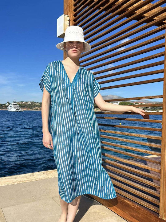Achilleas Accessories Γυναικείο Μακρύ Καφτάνι Παραλίας Esme Kaftan