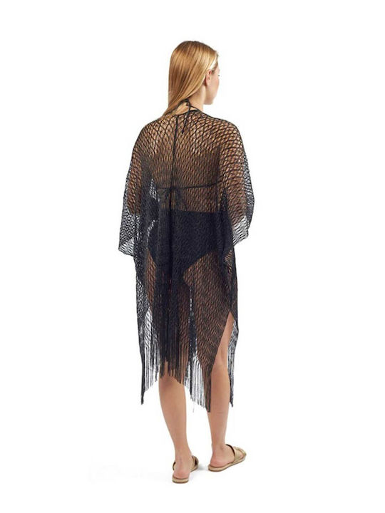 Verde Women's Maxi Beach Caftan Black