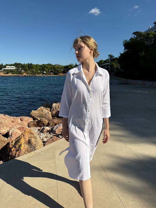 Achilleas Accessories Дамско Кафтан Плажно Maribel Kaftan