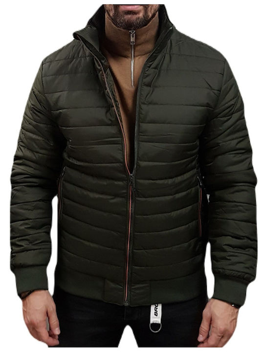 Herren Puffer Jacke Deep Olive