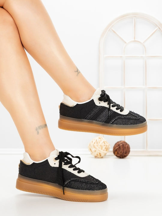 Adidași Flatforms Pentru Femei Negri