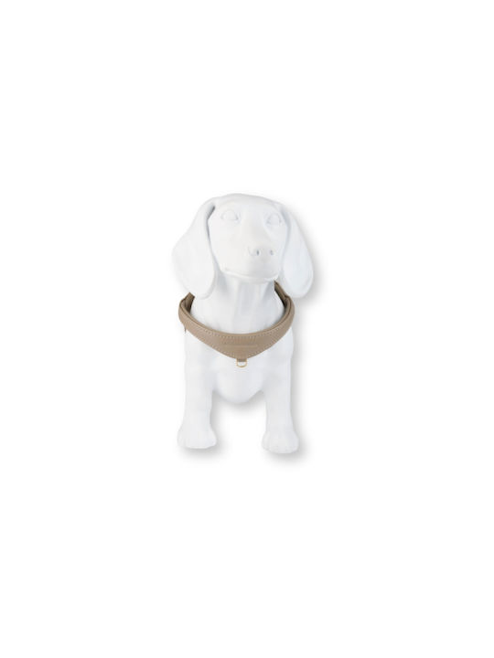 William Walker Pico Leather Step-in Dog Harness Beige for Small Dogs & Puppies L 45-60cm