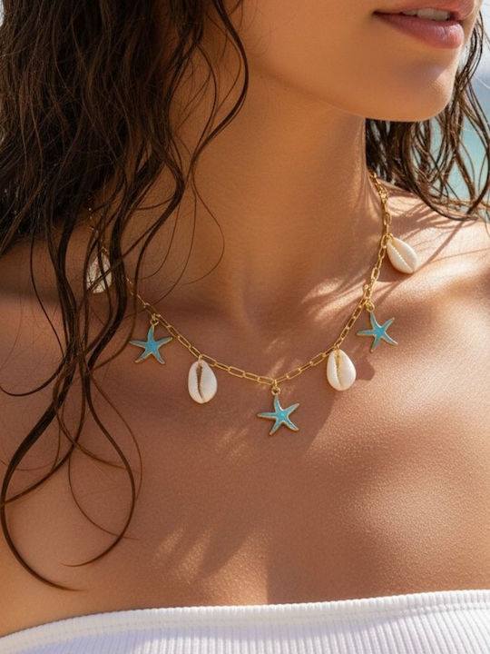 Callajewels Halskette aus Vergoldetem Stahl