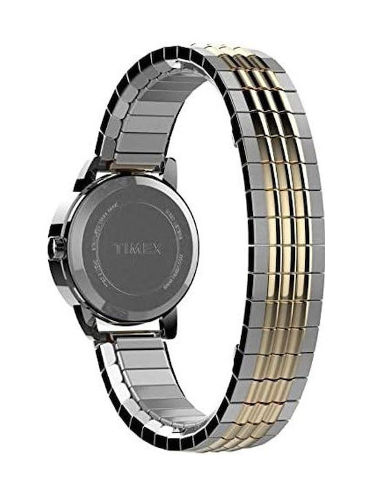 Timex Ρολόι Μπαταρίας με Μεταλλικό Μπρασελέ