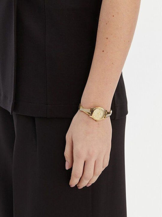 Timex Ρολόι Μπαταρίας με Μεταλλικό Μπρασελέ