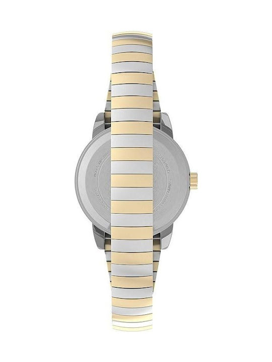 Timex Easy Reader Ρολόι Μπαταρίας με Μεταλλικό Μπρασελέ