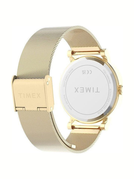 Timex Ρολόι Μπαταρίας με Μεταλλικό Μπρασελέ