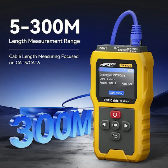 Noyafa NF-8504 Tester Καλωδίων Ψηφιακό